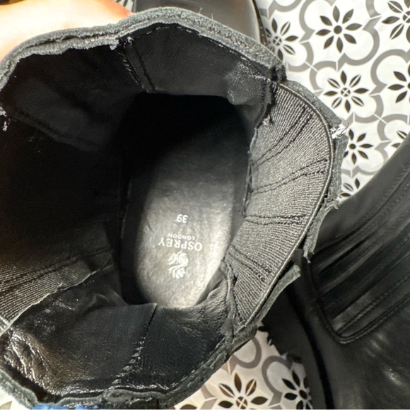 Osprey London women’s designer leather riding,biker,combat boots eu sz:39 us:8.5 - Picture 10 of 13